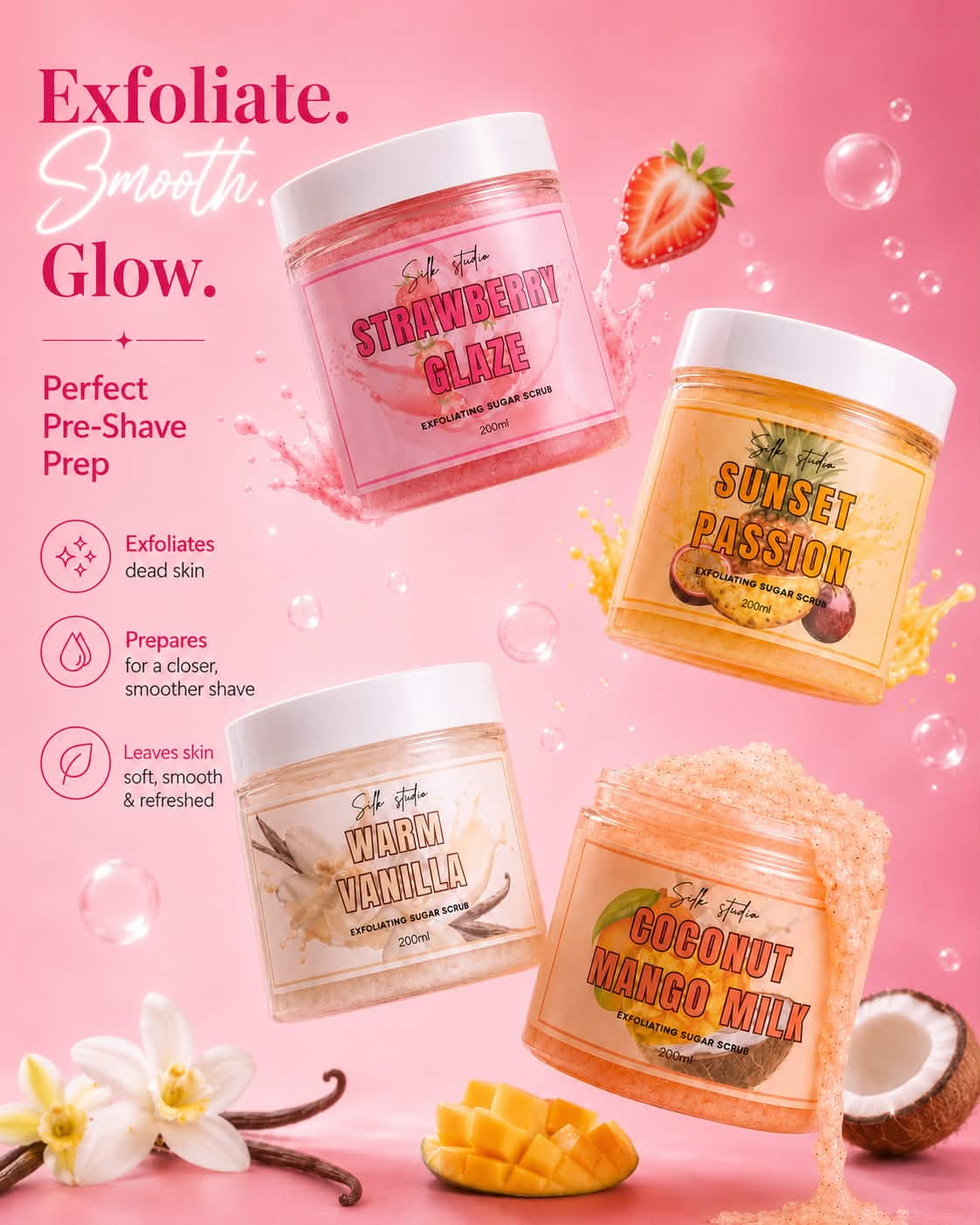 Sugar scrubs