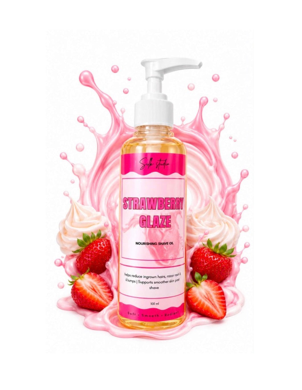 Strawberry Glaze multi-use shave oil
