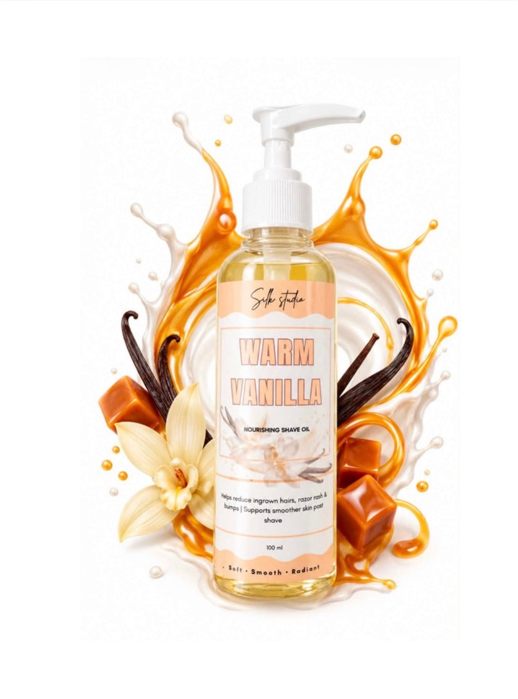 Warm Vanilla multi-use shave oil