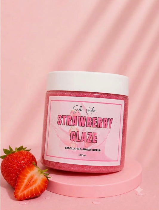 Strawberry Glaze sugar scrub