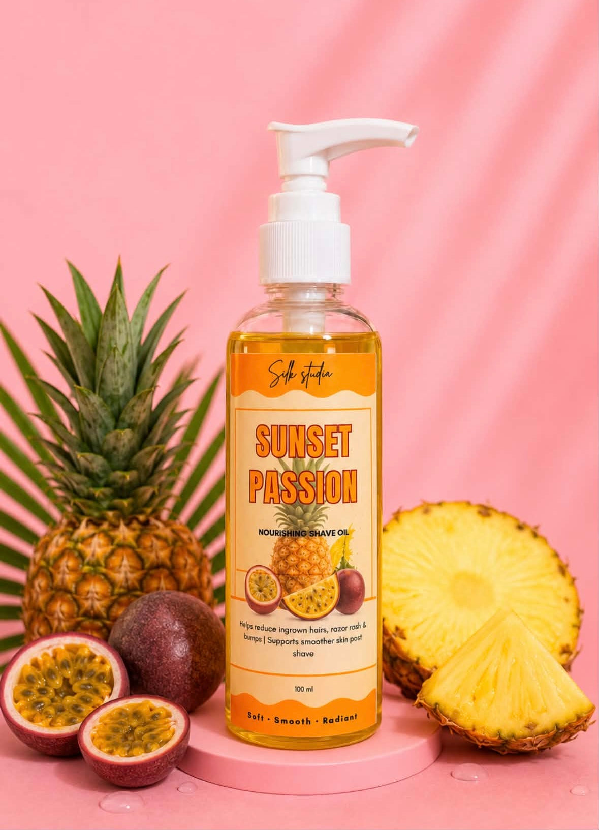 Sunset Passion multi-use shave oil