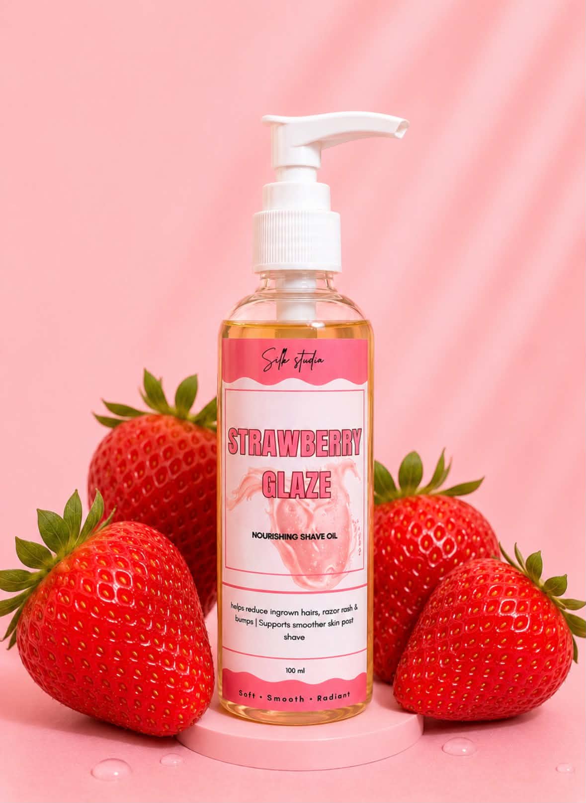 Strawberry Glaze multi-use shave oil
